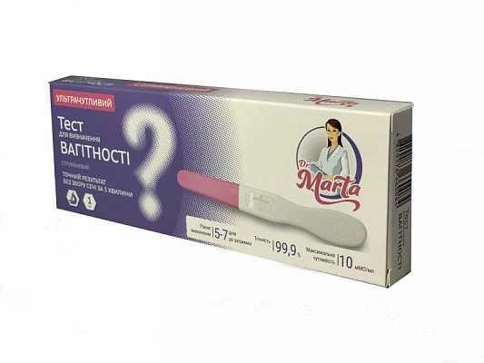 Струменевий тест для визначення вагітності Dr. Marta №1 - зображення 1