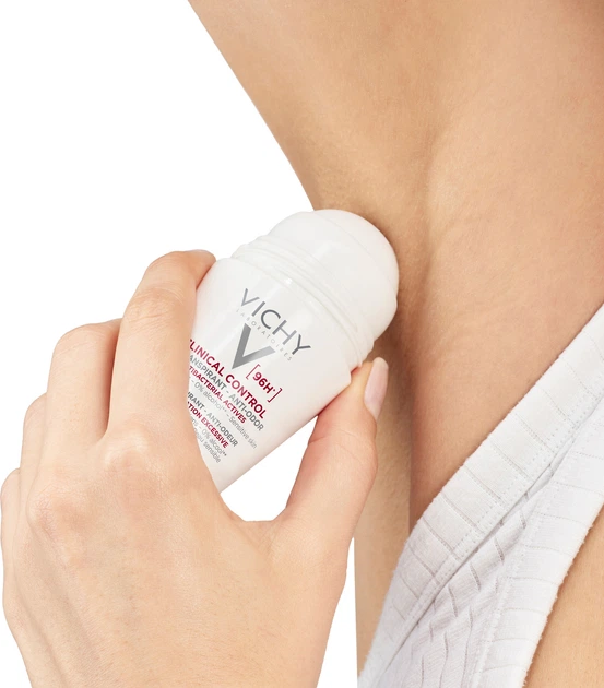 Antyperspirant w kulce Vichy Deo Clinical Control 96 godzin ochrony 50 ml (3337875804431) - obraz 6