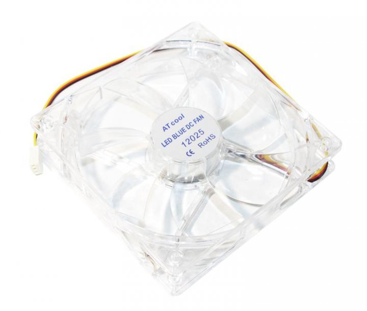 Система охлаждения ATcool 12025 Led Fan green DC (15277) - изображение 1