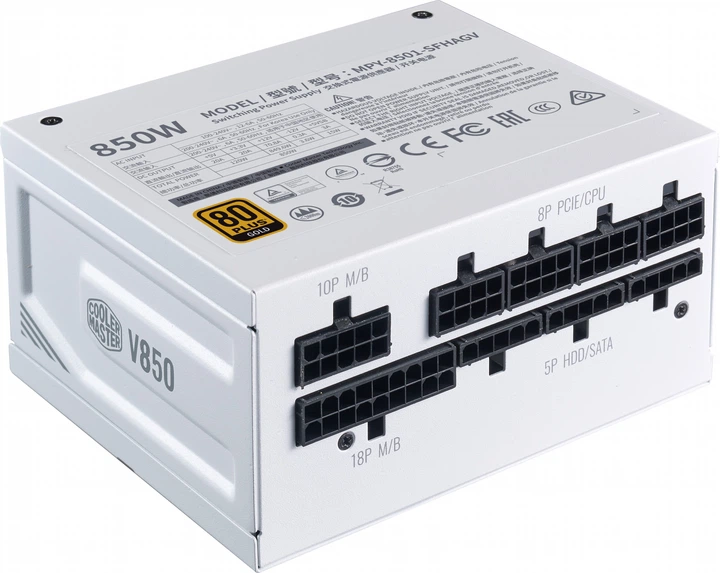 電源ユニット Cooler Master V850 SFX Gold WhiteEdition Блок питания Cooler Master V850 SFX Gold - White Edition (MPY-8501
