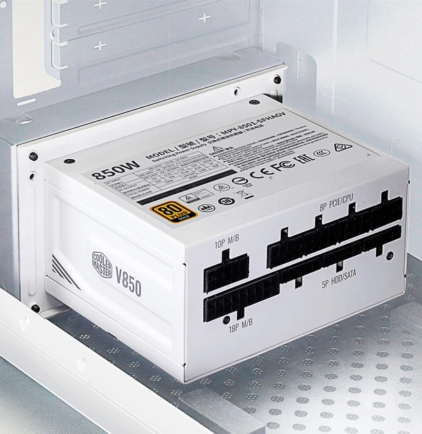 電源ユニット Cooler Master V850 SFX Gold WhiteEdition Блок питания Cooler Master V850 SFX Gold - White Edition (MPY-8501