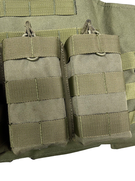 Підсумок тактичний для одного магазину АК, AR15 MOLLE Cordura 1000D (Комуфляж) - зображення 2