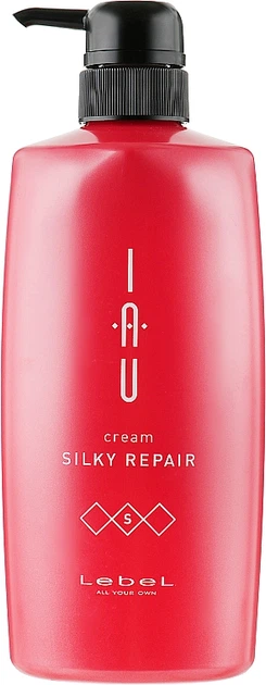 Аромакрем з шовковою консистенцією для зміцнення волосся - Lebel IAU Cream Silky Repair 600ml (486199-28404) - изображение 3