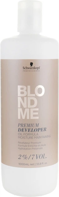 Преміум-Окислювач 2%, 7 Vol. - Schwarzkopf Professional Blondme Premium Developer 2% 1000ml (707411-34351) - Фото 3 Преміум-Окислювач 2%, 7 Vol. - Schwarzkopf Professional Blondme Premium Developer 2% 1000ml (707411-34351) - изображение 3