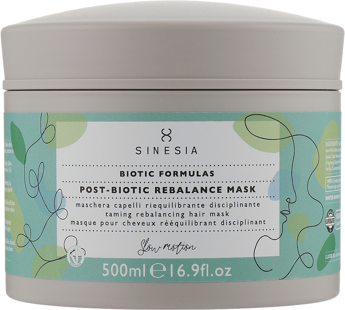 Маска для волос "Ребаланс с постбиотиками" - Sinesia Biotic Formulas ...