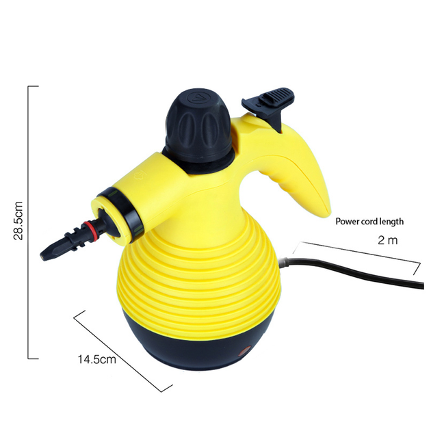 Отпариватель ALLS Steam Cleaner DF-A001 1200Вт Ручной с функцией пароочистителя TM-115 Желтый - изображение 3