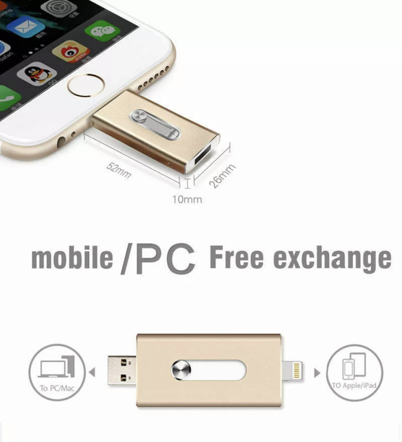 Unidad Flash USB 3,0 OTG, Pendrive de 128GB, 64GB, Micro USB 3,0 para iPhone  12 Pro/iOS/Android - AliExpress