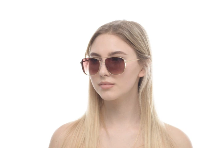 Женские солнцезащитные очки SunGlasses 3876br (o4ki-10833) - изображение 5