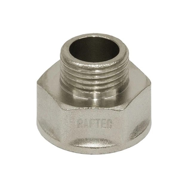 Переходник Raftec 3/4"х1/2" P0201 - Фото 1 Переходник Raftec 3/4"х1/2" P0201 - зображення 1