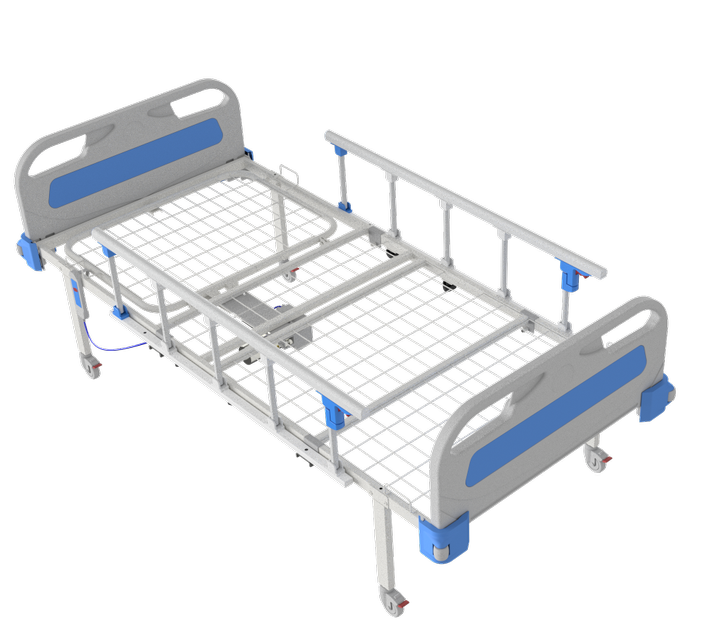Кровать с электроприводом двухсекционная медицинская функциональная АТОН КФ-2-ЭП-БП-К125 - изображение 1