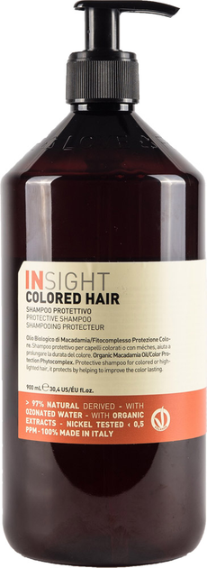 Шампунь Insight Colored Hair для окрашенных волос 900 мл (8029352353659 ...