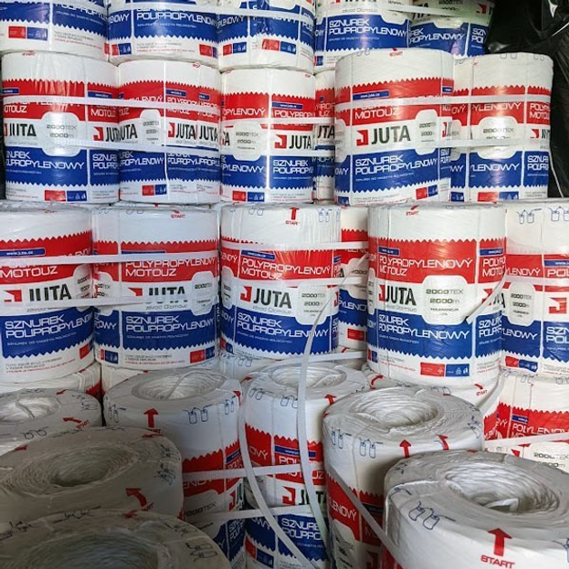 Шпагат 4 кг JUTA белый 500 м/кг, 2000 tex 2000 м Бухта 500М/KG – купить ...
