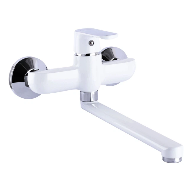 Смеситель для кухни со стены Globus Lux Laguna GLA-0104-7-WHITE - изображение 3