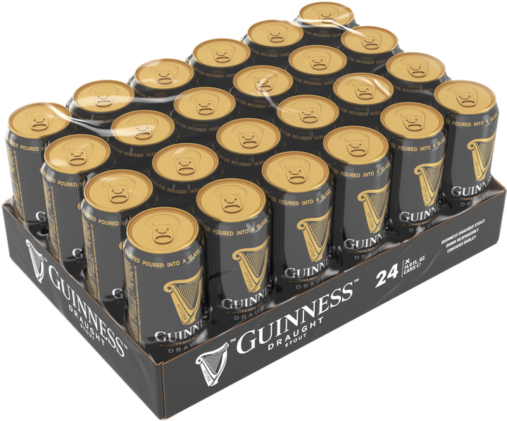 Упаковка пива Guinness Draught темное фильтрованное 4.1% 0.44 л x 24 шт (5000213101872) - Фото 2 Упаковка пива Guinness Draught темное фильтрованное 4.1% 0.44 л x 24 шт (5000213101872) - изображение 2