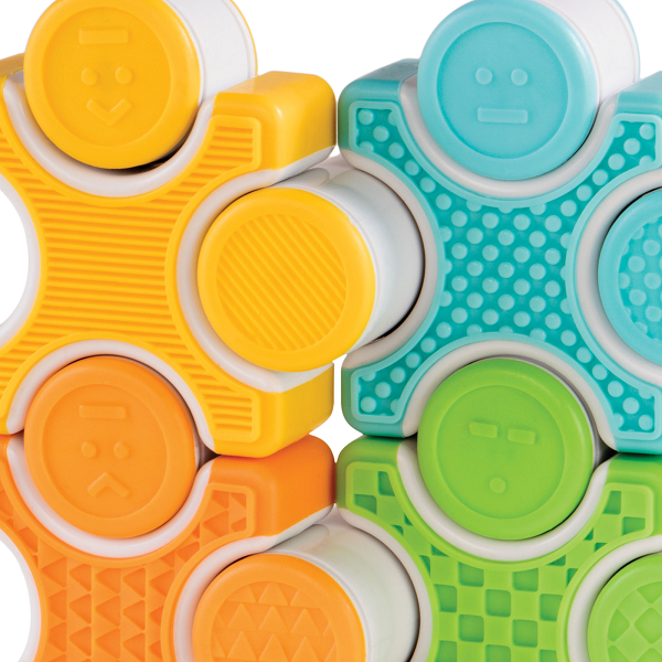 Конструктор Guidecraft Grippies Stackers, 16 деталей (G8313) - изображение 6