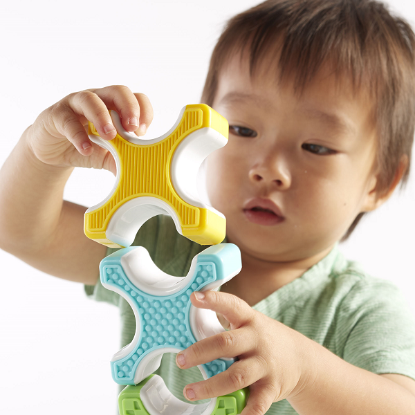 Конструктор Guidecraft Grippies Stackers, 16 деталей (G8313) - изображение 9