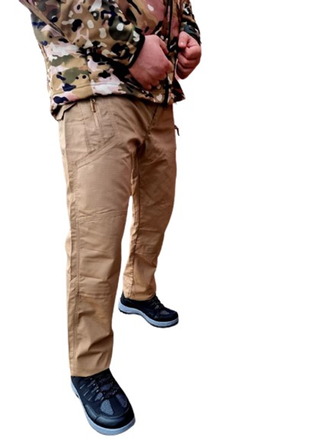 Тактичні штани чоловічі штани Койот ripstop, COYOTE - Reis M - зображення 2