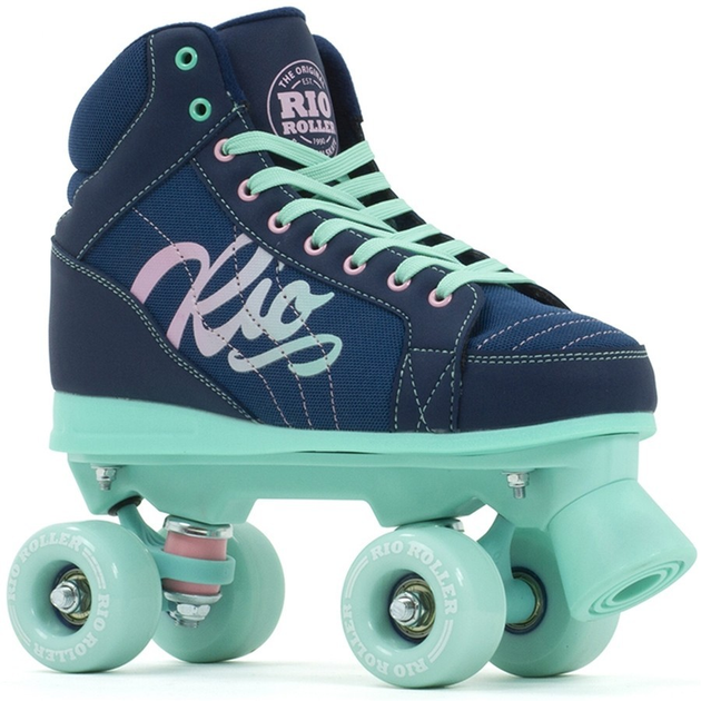 Ролики Rio Roller Lumina 37 Синій-Зелений 