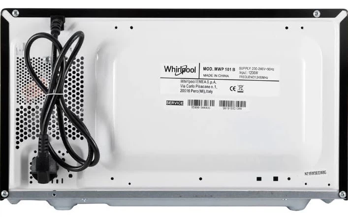 Kuchenka mikrofalowa WHIRLPOOL MWP 101 B - obraz 8