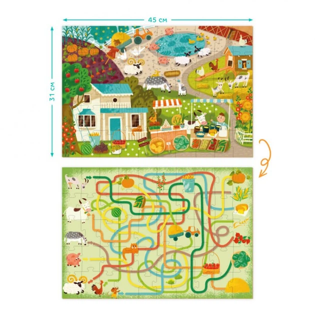 Пазл і гра Mon Puzzle 'Обсерваційний. Сільські пригоди' 200111 - изображение 3