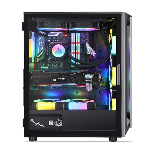 Корпус Segotep GANK 5 Black без БЖ, 2хUSB2.0, 1хUSB3.0 (SG-GK5) (6959371302609) - изображение 3