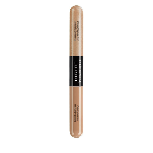 Консилер та хайлайтер Inglot Coverup & Highlight DUO Concealer and ...