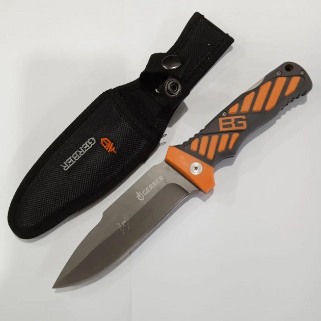 Нож туристический Gerber Bear Grylls fixed blade с чехлом - изображение 1