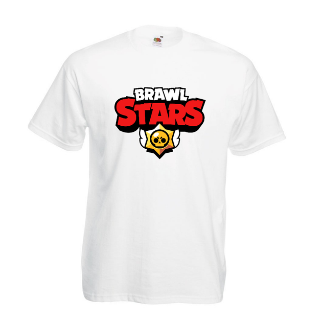 Футболка дитяча Бравл Старс (Brawl Stars) біла 140 см - Фото 1 Футболка дитяча Бравл Старс (Brawl Stars) біла 140 см - зображення 1