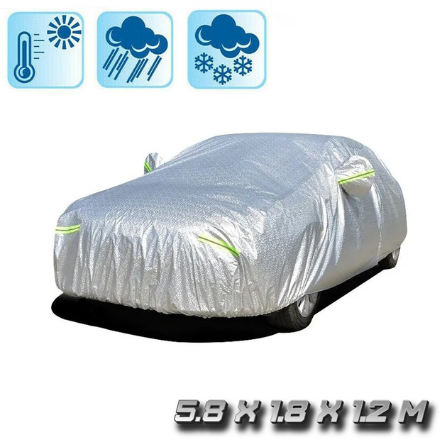 Накидка на машину от солнца и снега Universal Car Cover 5.8х1.8х1.2 м ...