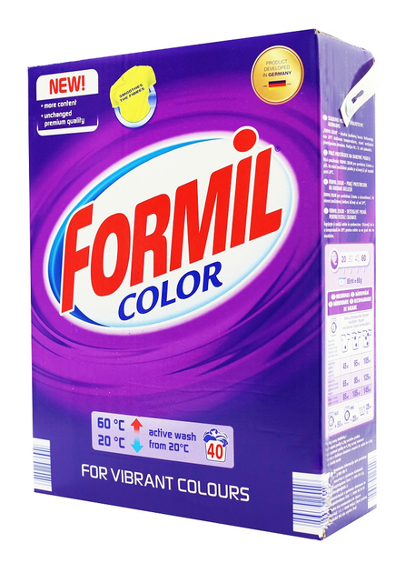 Порошок для стирки Formil Color 2,6 кг (40 стирок) – низкие цены .