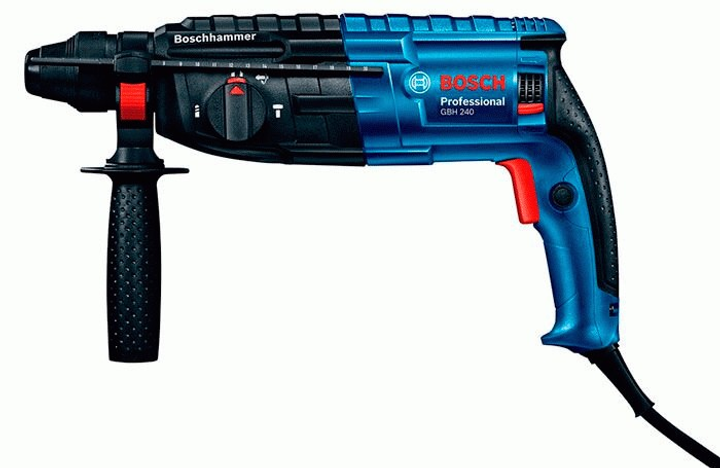 Перфоратор Bosch Professional GBH 240 + чемодан (0611272100) - изображение 2
