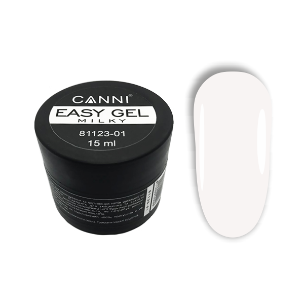 Easy gel Canni 01 MILKY, 15 ml - Фото 1 Easy gel Canni 01 MILKY, 15 ml - изображение 1
