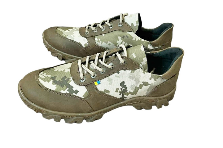 Тактические мужские кроссовки камуфляж пиксель, р. 41 - изображение 1