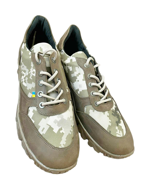 Тактические мужские кроссовки камуфляж пиксель, р. 41 - изображение 2