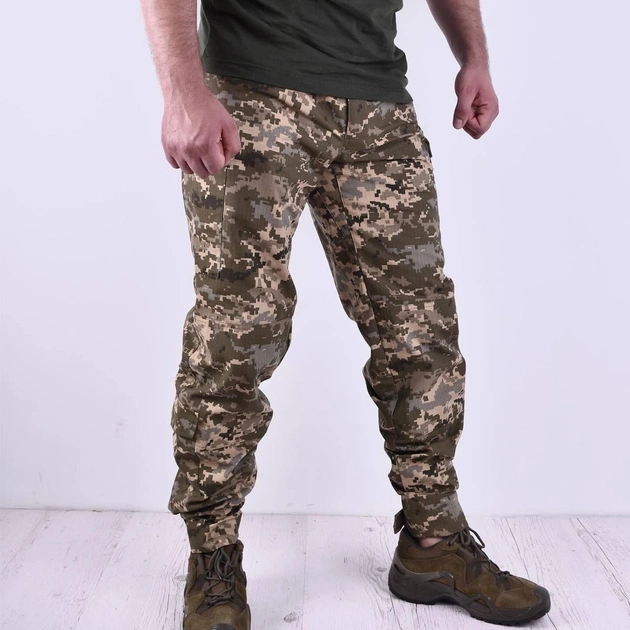 Тактические брюки пиксель ВСУ летние (46-56 р.) Размер 50 - изображение 1