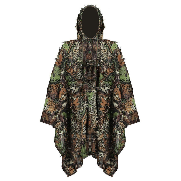 Маскувальний камуфляжний костюм-накидка HAN WILD Штани та Куртка M/L/XL Камуфляж HW1778001 - зображення 1