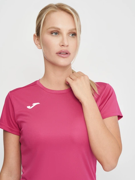 Спортивная футболка для фитнеса женская Joma Combi 900248.500 XS Фуксия (9996266145085) - изображение 4