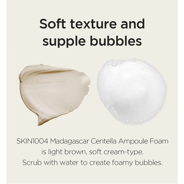 Пінка для вмивання SKIN1004 Madagascar Centella Ampoule Foam з екстрактом центели 125 мл - Фото 2 Пінка для вмивання SKIN1004 Madagascar Centella Ampoule Foam з екстрактом центели 125 мл - зображення 2