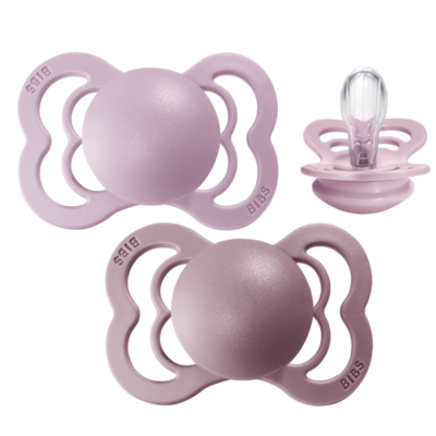 Пустышка BIBS Supreme Heather + Lilac Silicone 0-6мес. 2 шт. - Фото 3 Пустышка BIBS Supreme Heather + Lilac Silicone 0-6мес. 2 шт. - изображение 3
