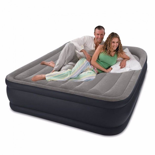 Двуспальная надувная кровать Intex 64136 Deluxe Pillow Rest Raised ...