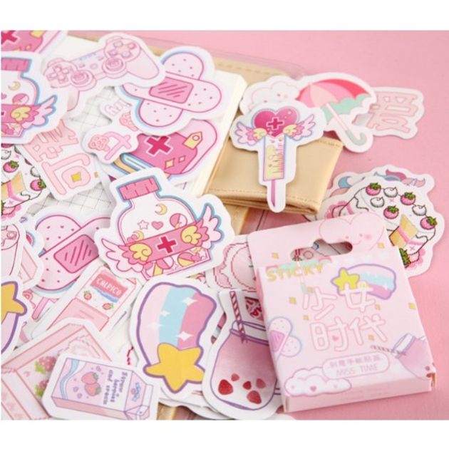 Каваи Наклейки Набор, Kawaii Stationery Stickers