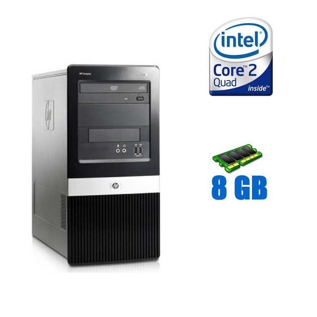 Комп'ютер HP / Core 2 Quad Q8400 4 ядра 2.66GHz / 8GB DDR2 / 320GB HDD ...