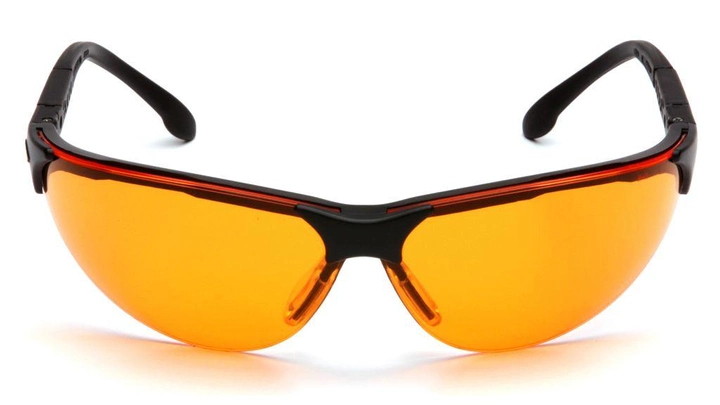 Очки защитные открытые (тактические) Pyramex Rendezvous (orange) оранжевые - изображение 2