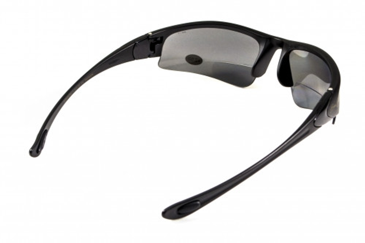 Бифокальные поляризационные защитные очки 3в1 BluWater Winkelman-1 (+2.5) Polarize (gray) серые - изображение 2