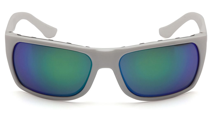 Очки поляризационные защитные Venture Gear Vallejo White Polarized (green mirror), зеркальные сине-зеленые - изображение 2