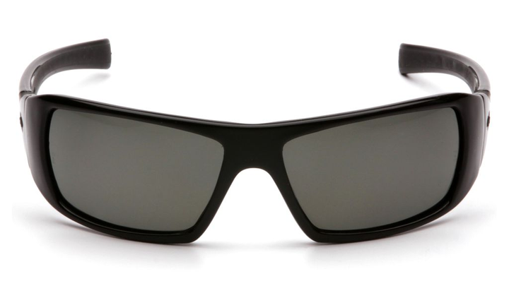 Очки поляризационные защитные 2в1 Pyramex Goliath Polarized (gray) серые - зображення 2