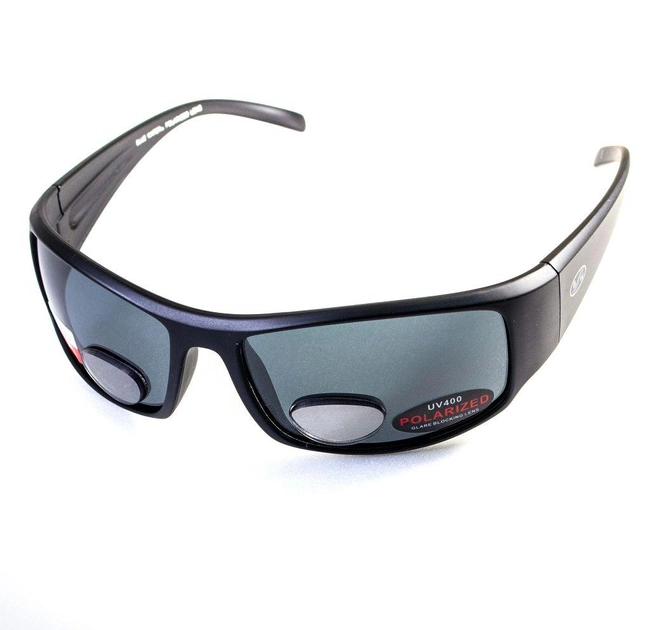 Бифокальные поляризационные очки BluWater Bifocal-1 (+3.0) Polarized (gray) серые - изображение 1