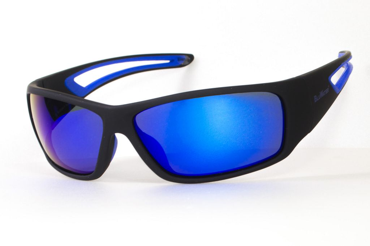 Окуляри поляризаційні BluWater Intersect-2 Polarized (G-Tech blue) сині дзеркальні - зображення 1