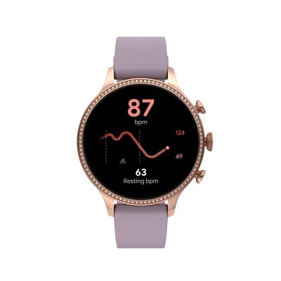 Смарт-часы Fossil Gen 6 Purple Silicone (FTW6080) - Фото 3 Смарт-часы Fossil Gen 6 Purple Silicone (FTW6080) - изображение 3