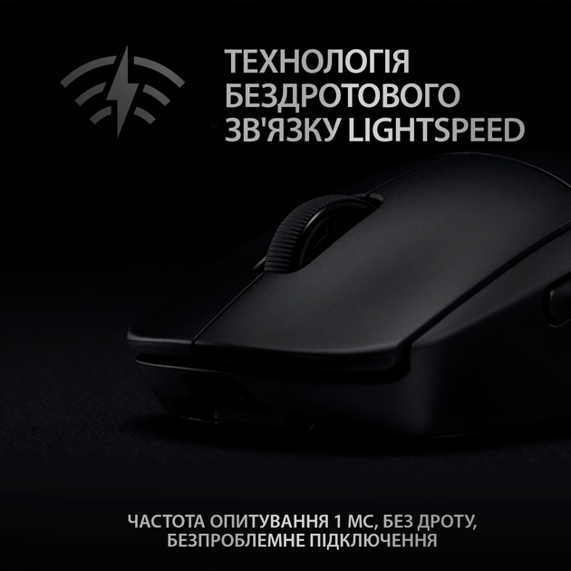 Мышь Logitech G Pro Gaming Wireless Black (910-005272) – фото